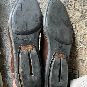 Gucci | Shoes | Rare Vintage Gucci Mens Dark Brown Suede  display picture 1